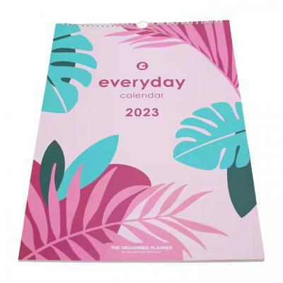 2026 Wall Calendar Custom Logo Printing Board Table Paper Spiral calendar Printing