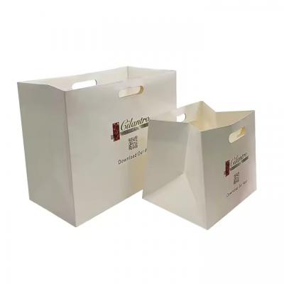 Die Cut Handles Paper Bags Clothing Perfume Packaging Jewelry Gift Paper Bag