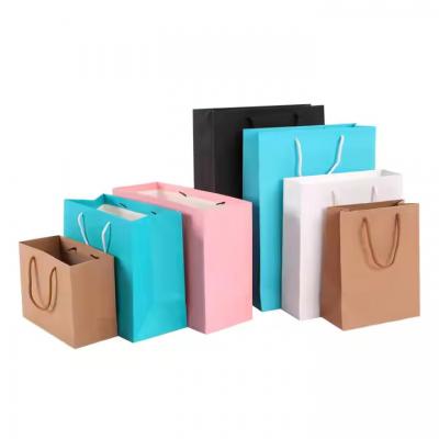 Die Cut Handles Paper Bags Clothing Perfume Packaging Jewelry Gift Paper Bag