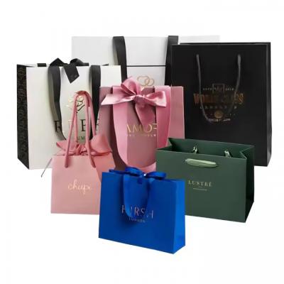 Personalized Fashion Clothing Bag Paper Handbag for Shopping Cosmetic Bag
