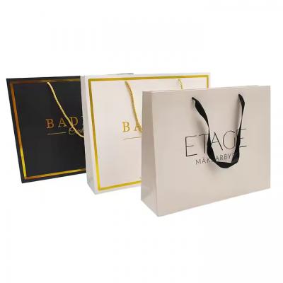 Kraft Gift Bag Fashion Paper Packaging Birthday Party Packaging Fancy Boutique Bag
