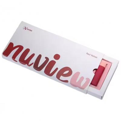 Red Lipstick Packaging Rectangular Solid Cosmetic Paper Box for Lip