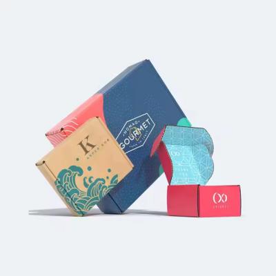 Custom Printed Corrugated Cardboard Mailing Box for Skincare Cosmetics