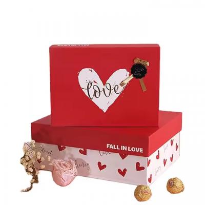 Big Suppliers Rigid Folding Box with Lid Valentine Gift Box