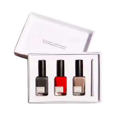 Cosmetic Folding Carton Gel Nail Polish Set Packaging Box With Logo