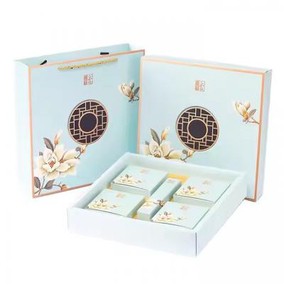 Custom Logo Printed Chinese Moon Cake Mooncake Box