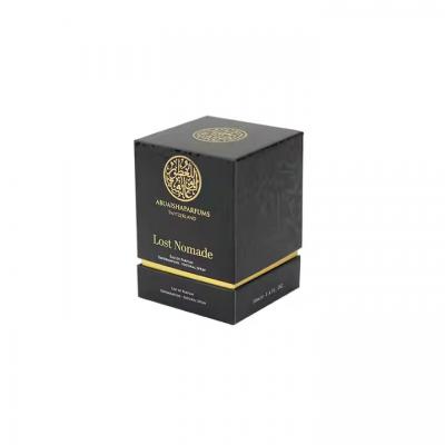 Packaging Box Gift Perfume Cosmetic Black Box Hard Paper Rigid Boxes
