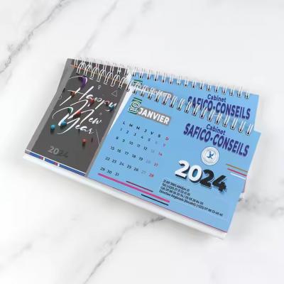 Desk Calendar Printing Desktop Notepad Memo Self-Discipline Punch Card Planner Countdown Calendar