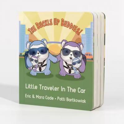 Board Book Printing Full Colors Hardcover Custom Butterfly Binding Children Book for Early Learning