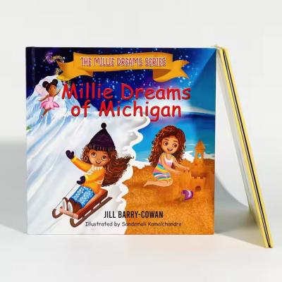 Book Printing Custom Paper&Paperboard Durable Hard Cover Children Story Book for Family
