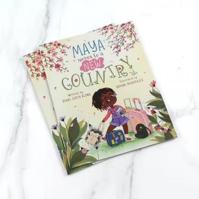High Quality Full Coloring Softcover English Children Book Printing