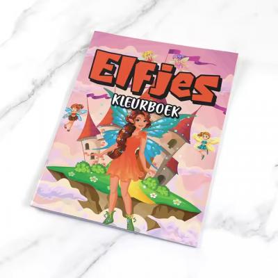 Full Coloring Softcover Children Coloring Book Printing Service