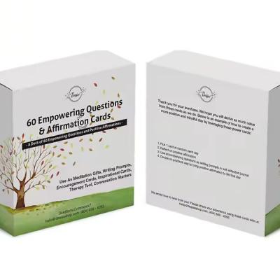 Custom Positive Affirmation Cards Deck Baby Cards Paper and Cardboard Printing