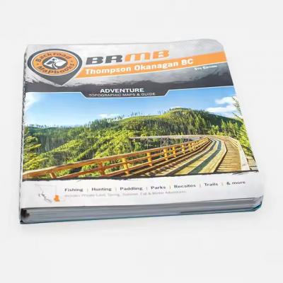 Spiral Bound Cardboard Book Custom Printing Luxury Art Colour Hardcover Book