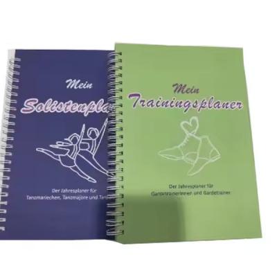 2025 Customized Day Weekly Coil Spiral Book Spiral Notebook Binding