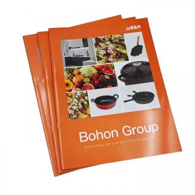 Custom Colorful Brochure Printed on Glossy Art Fancy Paper for Business Use