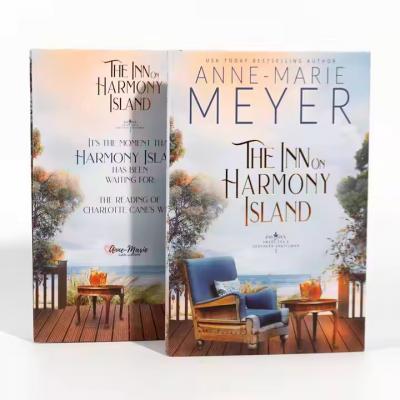 Hardcover Sprayed Edge Novel Book Printing Special Edition Luxury Novel Book Printing