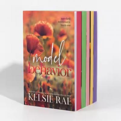 Custom Book Publishing Sprayed Edge Book Printing Paperback Novel Book