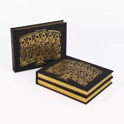 Custom Hardcover Softcover Sprayed Edge Color Book Edge Gold Edge Book