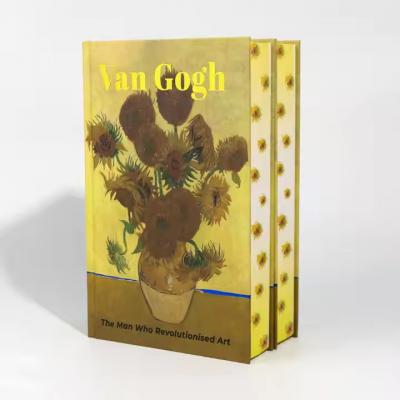 Hard Cover Color Book Printing Decoration Hardback Book Custom Sprayed Edges Book