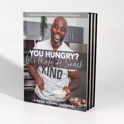 Hardcover Cooking Books 2025 Good Quality Catalog Full Color Recipe Book