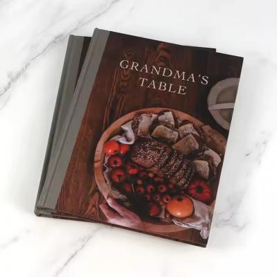 Custom Fabric Hardcover Cook Picture Book Printing with Foil Stamping