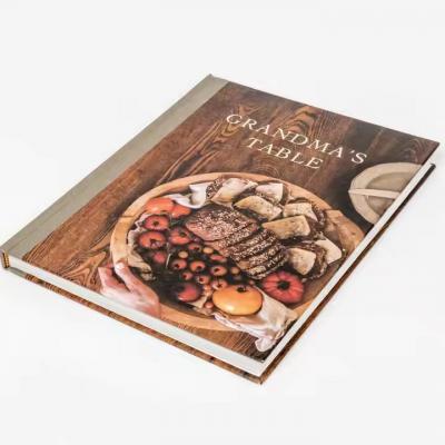 Hardcover Recipe Coloring Book Printing