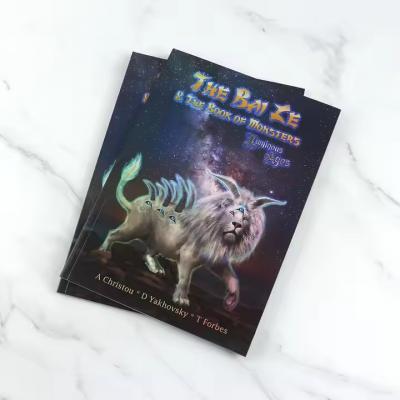 Hardcover Adult Comic Book Offset Printing Manga Holographic Foil Book Printing