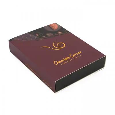 Christmas Gift Box Chocolate 3 Cavity Candy Wrapping Box Cardboard Chocolate Box