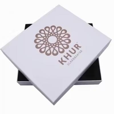 Lid and Base Men's Leather Belt Packaging Jewelry Gift Box for Scarf Watch