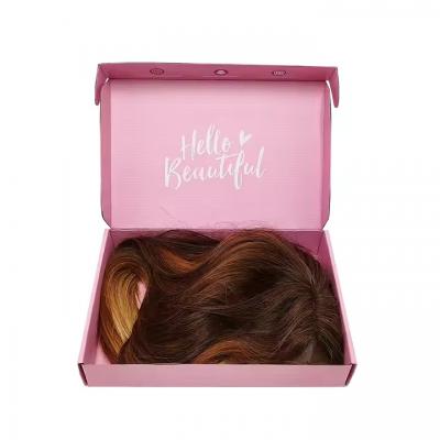 Emballage Box Cosmetic Wig Packaging Mailer Shipping Paper Gift Box