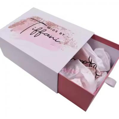 White Cardboard Clothing Drawer Box Packaging Scarf Gift Box for Makeup