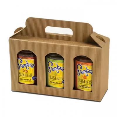 Empty Sauce Packaging Paper Box Custom Gable Top &Other Milk Packaging Gable Box