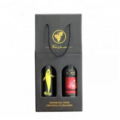 Wine Bottle Packaging Box Custom Printed Single Luxury Paper Wine Glass Gift Box