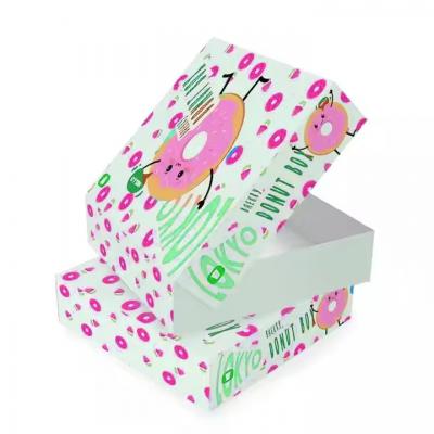 Cardboard Cookie Sweet Box Custom Print Party Dessert Donut Paper Box