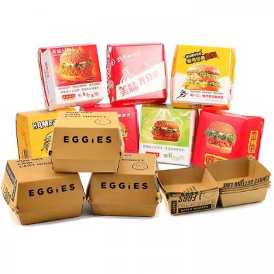 Packaging Container Takeaway Take Out Fast Food Burger Fry Chicken Hotdog Box