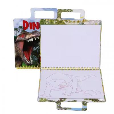 Customizable Children's Dinosaur Theme Book Cartoon Hardcover Spiral Binding