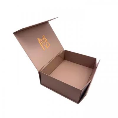 Nude Colour Eye Brows Brand Packaging Box Big Size Foldable Paper Gift Box