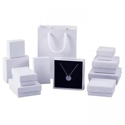 Exquisite Jewelry Box Paperboard Boxes for Jewellery With Black Foam
