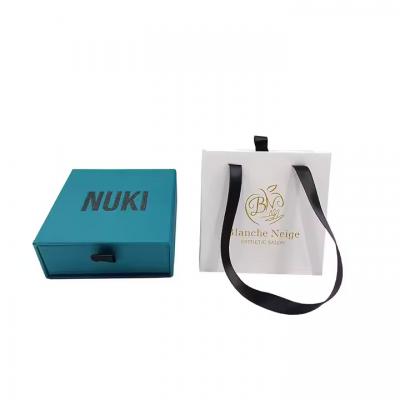 Slide Rigid Cardboard Paper Gift Jewelry Boxes Drawer Jewelry Box