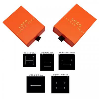 Drawer Sliding Paper Luxury Gift Jewelry Box for Necklace Earring Box