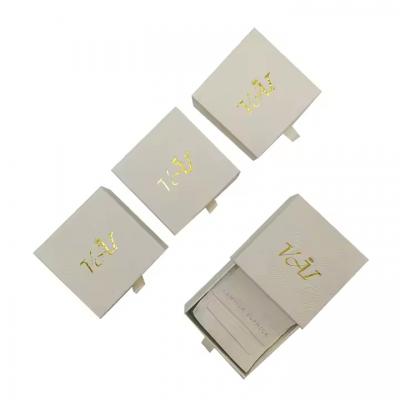 Gift Paper Box Paper Jewelry Box Logo Brand Printing Necklace Rings Earings Box