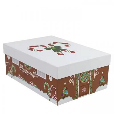 Custom Merry Christmas Storage Present Gift Hampers Tray Box