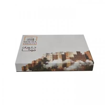 Luxury Rigid Cardboard Gift Chocolate Packaging Book Shaped Magnetic Gift Box