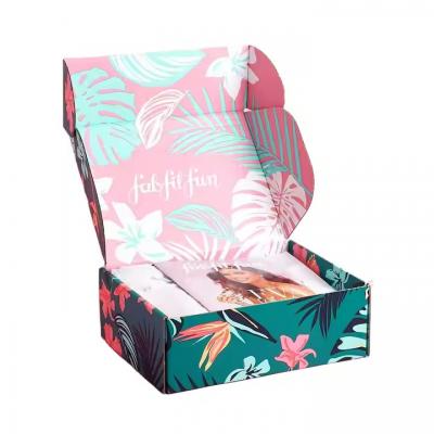 Packing Mailer Corrugated Paper Custom Logo Printed Gift Delivery Mailing Packaging Box