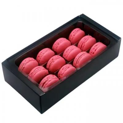 Flat Paper Macaroon Drawer Box with Pet Inside Tray