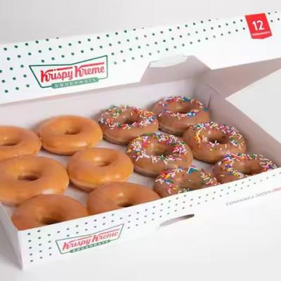 Donut Custom Donuts Mochi Packaging Box Cute Pink Paper for With Size